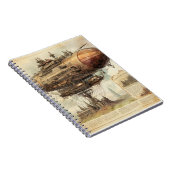 Carnet Zeppelin Steampunk vintage (10) (Côté Droit)
