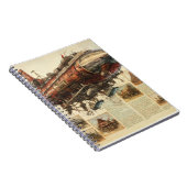Carnet Zeppelin Steampunk vintage (11) (Côté Droit)