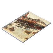 Carnet Zeppelin Steampunk vintage (11) (Côté gauche)