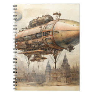 Carnet Zeppelin Steampunk vintage (12)