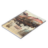 Carnet Zeppelin Steampunk vintage (9) (Côté gauche)
