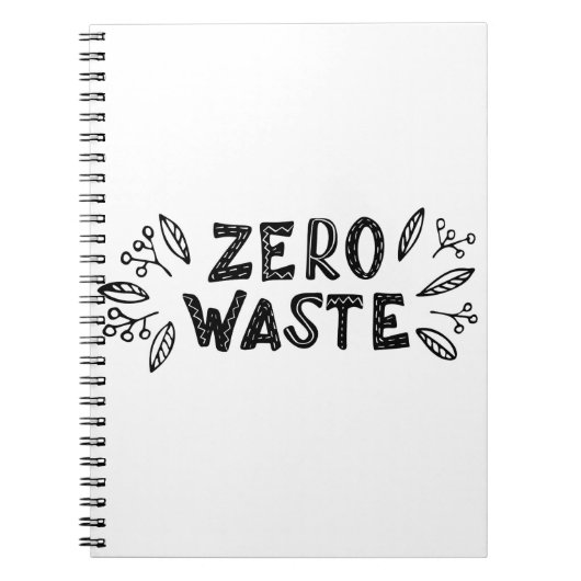 Carnet Zéro déchets| Durabilité écologique (Devant)
