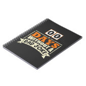 Carnet Zéro Jours Sans Papa Plaisanter Père Comédien (Côté gauche)