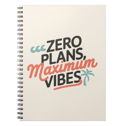 Carnet Zéro plan, maximum de vidéos (Devant)