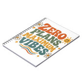 Carnet Zéro Plans Vibes Maximum Rétro Boho Citation Flora (Côté gauche)
