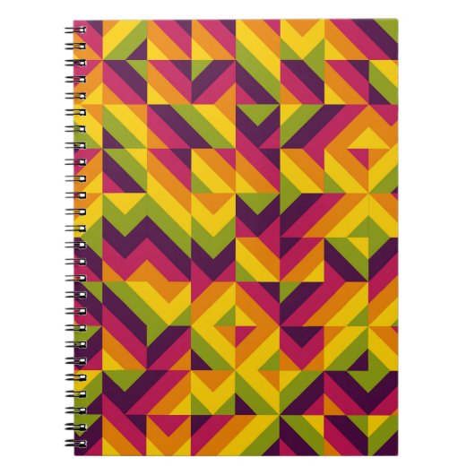 Carnet Zest Mosaic Chevron (Devant)