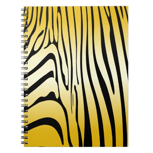 Carnet Zesty Zebra Yellow (Devant)