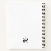 Carnet Zeus Geometric Graphite Marble Notebook (Dos)