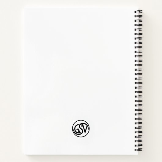 Carnet Zeus Geometric Graphite Marble Notebook (Dos)