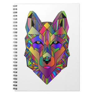 Carnet Zidika Vascouver Autocollant Loup - Couleurs Class
