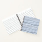 Carnet Zigzag bleu clair (Intérieur)
