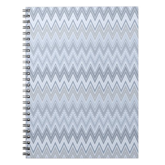 Carnet Zigzag bleu clair (Devant)