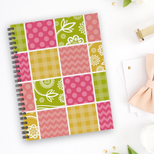 Carnet Zigzag, Chevron, Pois, En vichy, Patchwork