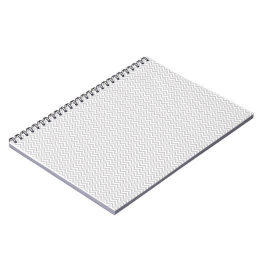Carnet ZigZag gris simple (Côté gauche)