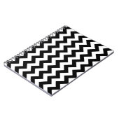 Carnet Zigzag noir et blanc (Côté gauche)