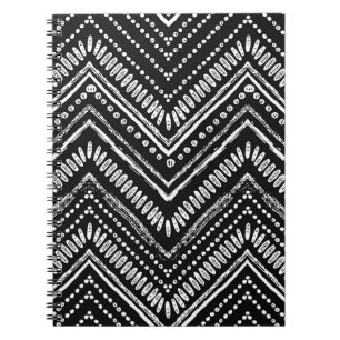Carnet Zigzag Stripes : Ethnique Dessinée À La Main