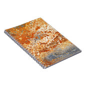 Carnet zinc rouillé : arrière - plan de texture grunge. (Côté Droit)