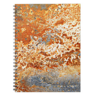 Carnet zinc rouillé : arrière - plan de texture grunge.