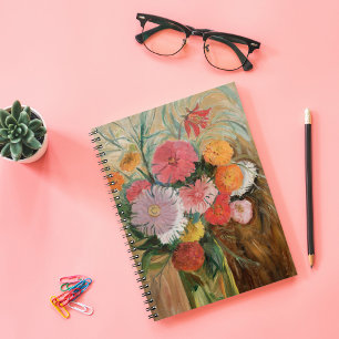 Carnet Zinnias et Asters Tadeusz Makowski