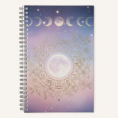 Carnet Zodiac & Moon Phase Celestial Notebook  (Recto)