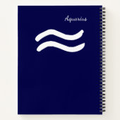 Carnet Zodiaque Aquarius (Dos)