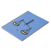 Carnet Zodiaque : Balance en couleurs (Côté gauche)