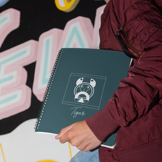 Carnet Zodiaque géométrique Tigre Tora