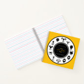 Carnet Zodiaque Indien Personnalisé - Couverture Jaune (Intérieur)