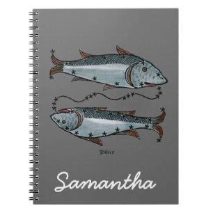 Carnet Zodiaque : Poissons en couleurs