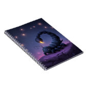 Carnet Zodiaque Scorpio - Scorpion céleste mignon (Côté Droit)