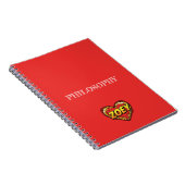 Carnet Zoey Heart Red (Côté Droit)