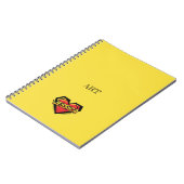 Carnet Zoey Jessica Jaune (Côté gauche)