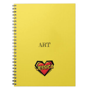 Carnet Zoey Jessica Jaune