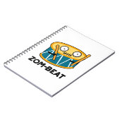 Carnet Zom beat Funny Halloween Zombie Drum Pun (Côté gauche)