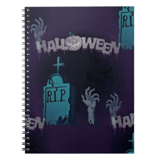 Carnet zombie halloween (Devant)