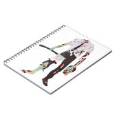 Carnet zombie halloween effrayant (Côté gauche)