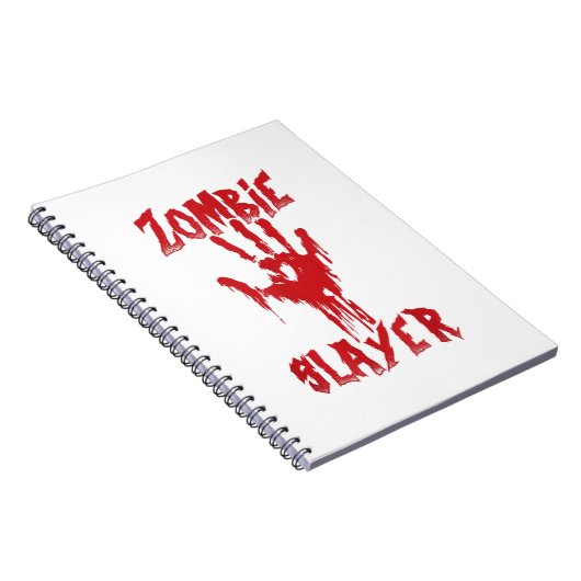 Carnet Zombie Slayer sanglant chasse main Zombies Hallowe (Côté Droit)
