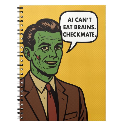 Carnet Zombie Tech IA PopCulture (Devant)