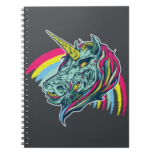 Carnet Zombie Unicorn (Devant)