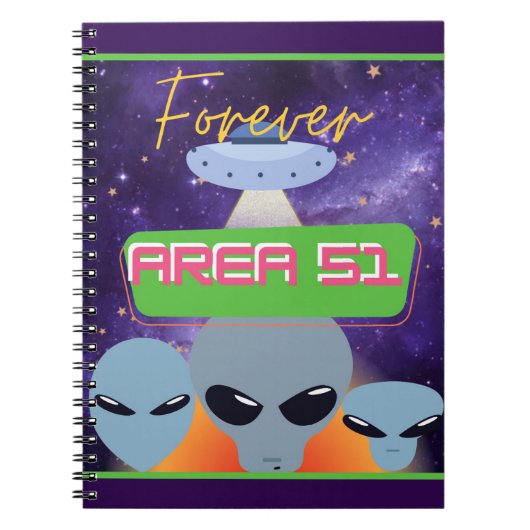 Carnet zone 51 pour toujours (Devant)