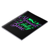 Carnet Zone de sirène seulement dans Neon Green et Purple (Côté gauche)