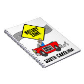 Carnet Zone Noire Mobile Red Sports Car Caroline du Sud (Côté Droit)