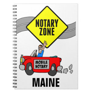 Carnet Zone Noire Mobile Red Sports Car Maine