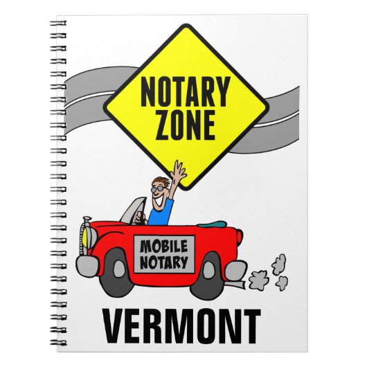 Carnet Zone Noire Mobile Red Sports Car Vermont (Devant)