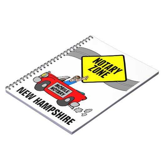 Carnet Zone Noire Mobile Red Sports Voiture New Hampshire (Côté gauche)