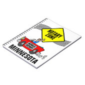 Carnet Zone Notaire Mobile Red Sports Car Minnesota (Côté gauche)