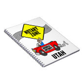 Carnet Zone Notaire Mobile Red Sports Car Utah (Côté Droit)