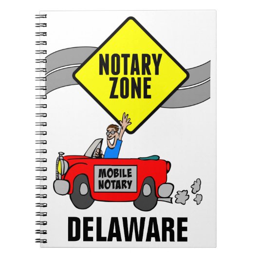 Carnet Zone Notaire Mobile Red Sports Voiture Delaware (Devant)