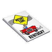 Carnet Zone Notaire Mobile Red Sports Voiture Kentucky (Côté Droit)