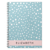 Carnet Zones Dalmatiennes Bleues, Points Dalmatiens, Votr (Devant)